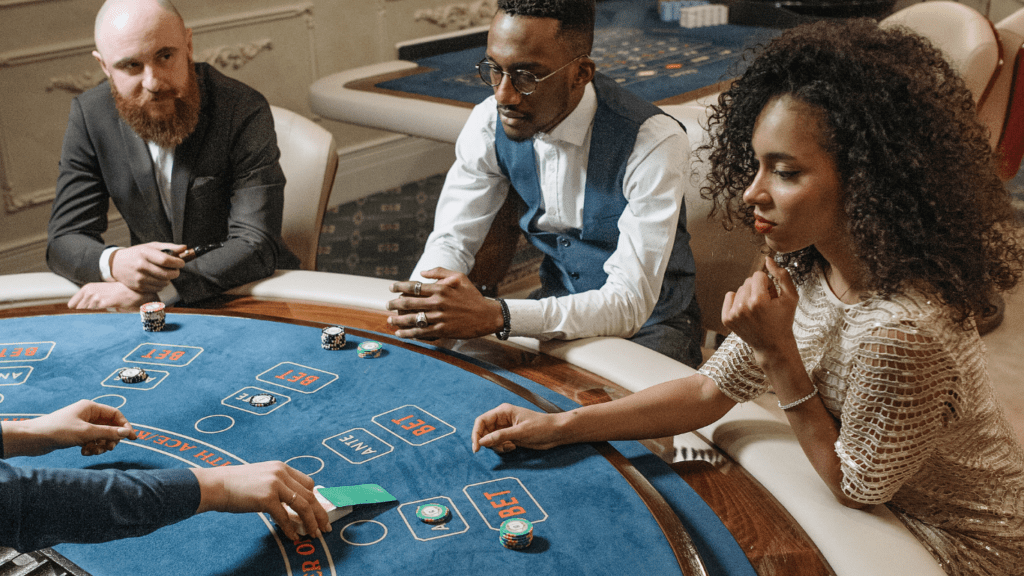 gamblers in Casino