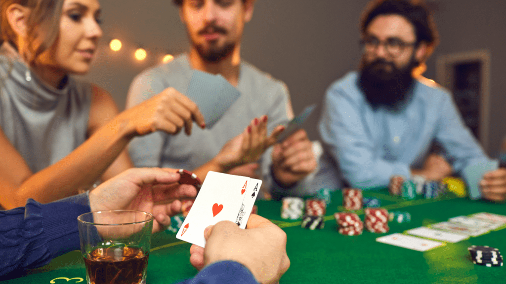 Fiends playing Poker