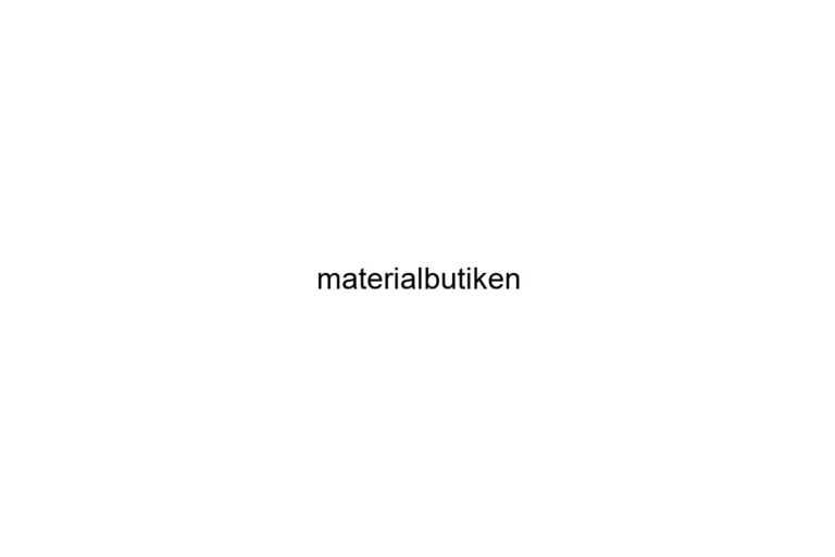 materialbutiken