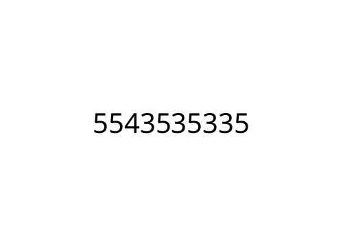 5543535335