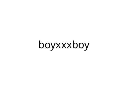 boyxxxboy