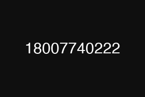 18007740222