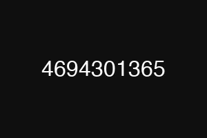4694301365