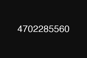4702285560