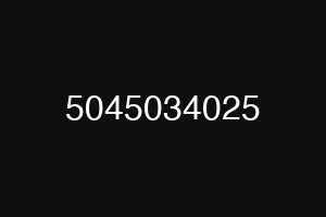 5045034025