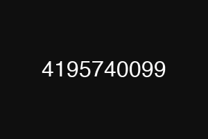 4195740099