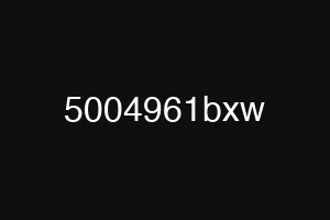 5004961bxw