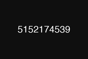 5152174539