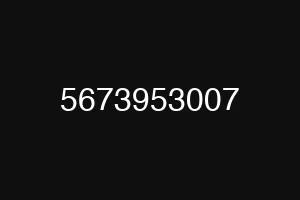 5673953007