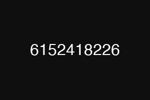 6152418226