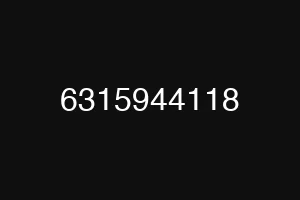 6315944118