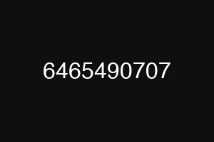6465490707